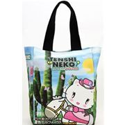 blaue Tenshi Neko Tasche Kaktus