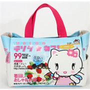 light blue small Tenshi Neko bag Strawberry Cake