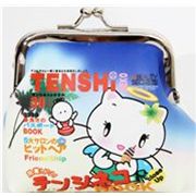 blue Tenshi Neko Wallet Beach Angel