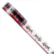 transparent black roses Deco Tape Scotch tape cute