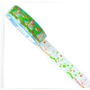 transparent green leaves castle Deco Tape cute
