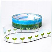 transparent green plants Deco Tape Scotch tape