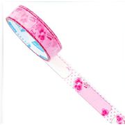 transparent pink roses note Deco Tape Scotch tape cute