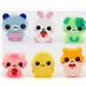6 cute baby animals erasers from Japan kawaii