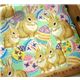Ostern Stoff Osterhasen mit bemalten Eiern 0,5m