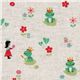 Frog Prince fairy tale canvas Kokka fabric from Japan