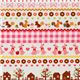 Japanese Cosmo fabric lama squirrel flower pink