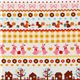 Japanese Cosmo fabric lama squirrel flower yellow