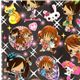 Japanese Hime girls glitter sticker Japan