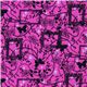 Japanese fabric pink roses chains crosses glitter