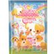 Kamio Mini Memo Pad Dogs in plastic case kawaii