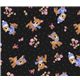cute Bambi Kokka Fabric from Japan black LIMITED