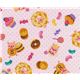 Candy Donuts Kokka Fabric from Japan kawaii half yard