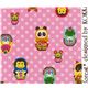 Matroschka Tiere Kokka Stoff aus Japan kawaii 0,5m
