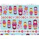 Matryoshka Kokka Fabric from Japan kawaii half yard