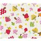 Toadstool mushroom white Kokka Fabric Japan half yard