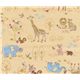 Zoo Animals Kokka Fabric Japan kawaii half yard