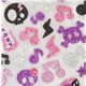 Q-Lia Sticker Totenkopf Musiknoten kawaii Aufkleber