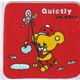 Swimmer kawaii red towel bear butterfly