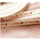 beiges s�sses Webband Erdbeere Kirsche Zakka 1m