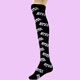 black Bitch Overknees Socks