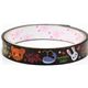 black Deco Scotch Tape with cute animals kawaii