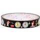 black Deco Tape clock girls Scotch Tape cute