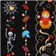 black Halloween kawaii fabric matryoshka cat sweets