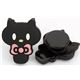 schwarzer Katzen Knopfloch Knopf aus Japan kawaii