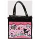 schwarzes K�tzchen Thermo-Tasche mit Glitzer