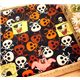 schwarzer Totenkopf Stoff Spongebob Schwammkopf 0,5m