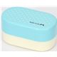 blue Bento Box Polka Dots with ribbon Lunch Box cute