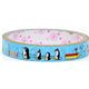 blue Deco Tape penguins snow Scotch Tape cute