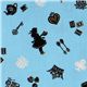 blue Japanese fabric Alice in Wonderland Cosmo
