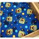 blauer Spongebob Stoff Punkte 0,5m