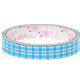 blue checkered Deco Scotch Tape cute kawaii