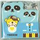 blue panda bear eraser cute kawaii
