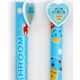 blue toadstool pencil with mushrooms and heart kawaii