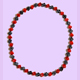 black-red dices necklace