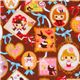 brown Japanese fabric girls portrait photos Cosmo