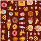 brown Japanese fabric sweets donuts Cosmo