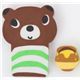brown bear eraser with honeypot cute kawaii