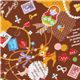 brown kawaii fabric matryoshka France Bambi Japan