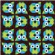brauner Eulen Kokka Oxfordstoff kawaii aus Japan
