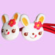 rote kawaii Bunny Haargummi