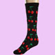 black cherries Knee Socks