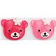 glitzernd s�sse kawaii B�renk�pfe Miniatur Deko 2 St�ck