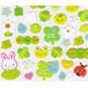 Kleeblatt Sticker kawaii ABC Aufkleber
