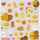 Sticker Kekse Donuts kawaii Aufkleber