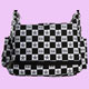 black Canvas bag with skulls & stars